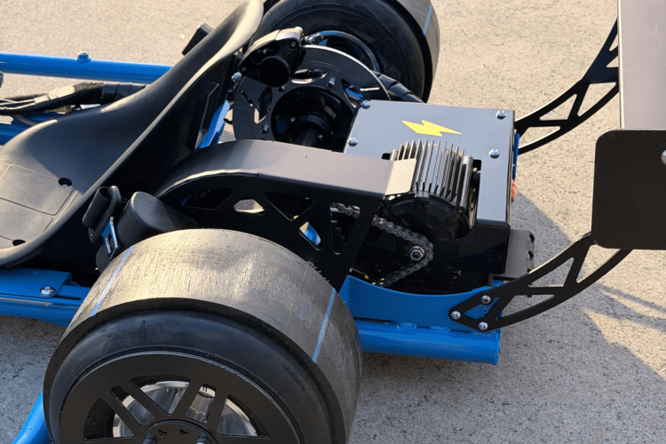 electric drift kart close up 
